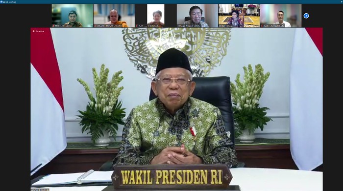 Wakil Presiden RI KH Maruf Amin saat audiensi dengan Keluarga Cendekiawan Buddhis Indonesia (KCBI)
