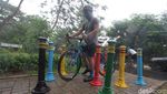 Aktivitas Bersepeda Mandiri di Kemayoran