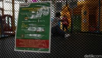 Selain itu telah disediakan hand sanitizer di lokasi.