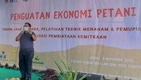 Melalui pelatihan teknik menanam dan pemupukan serta kegiatan penanaman jahe perdana itu sukses yang dilakukan oleh Kelompok Tani Bungarungkup dan Kelompok Tani Dukuh Lestari.