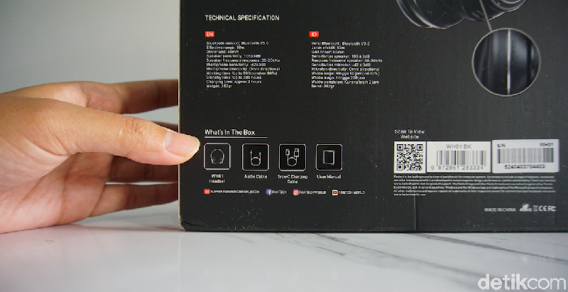 Fantech WH01 Wireless Headphone