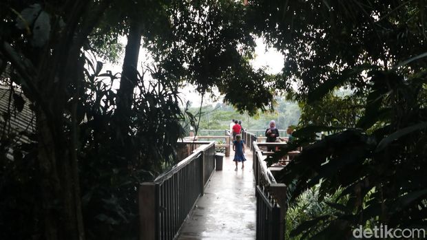 Jembatan Kaca di Villa Kebunsu, Bogor