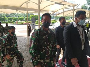 Jenderal Andika Tiba di DPR untuk Fit And Proper Test Calon Panglima TNI