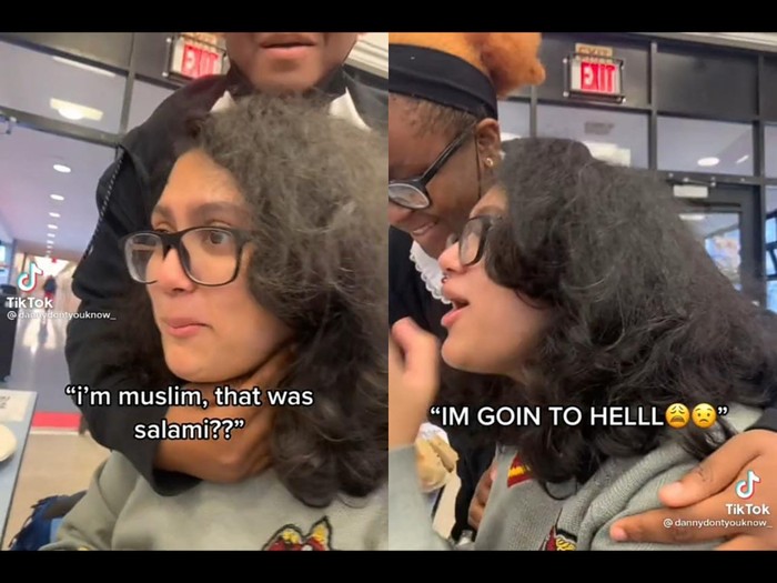 Muslim Makan Salami Waduh! Siswi Ini Tak Sengaja Makan Daging Babi di Kantin