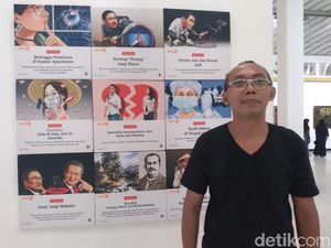 Ilustrasi detikX Nampang di Pameran Seni Rupa GoART Go to Solo