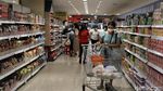 PPKM Level 1, Supermarket Diserbu Warga