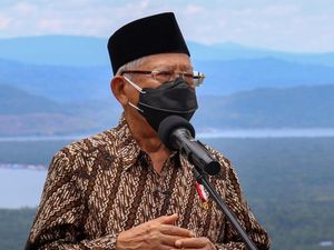 Wapres Maruf: WNI Sementara Ini Dilarang ke Luar Negeri