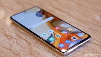 Layar HP ini mendukung Dolby Vision dan terlindungi Gorilla Glass Victus. Foto: Adi Fida Rahman/detikINET