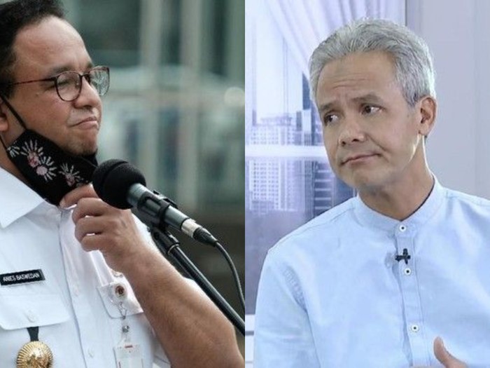 Anies Baswedan dan Ganjar Pranowo (kolase foto detikcom)