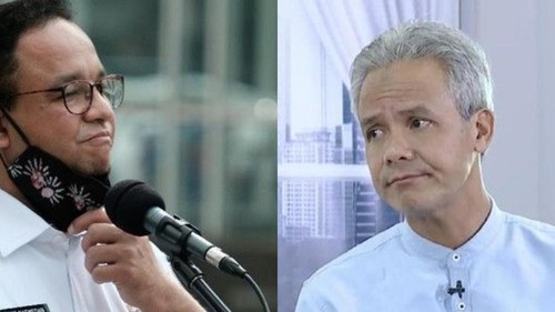 Anies Baswedan dan Ganjar Pranowo (kolase foto detikcom)