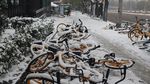 China Dilanda Badai Salju, Begini Suasana di Kota Beijing