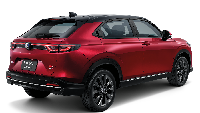 Tampak belakang dari Honda All New HR-V e:HEV ini sangat modern dengan model lampu utama yang baru dan juga garis desain pintu belakang yang tegas. Foto: dok. Honda Automobile Thailand