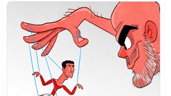 Pep Guardiola semalam benar-benar menjadikan MU seperti mainan karena City begitu dominan. Foto: Twitter