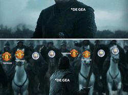 Meme Kocak David De Gea Kebingungan Mana Kawan Mana Lawan