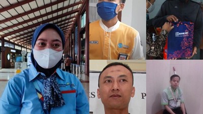 Wajah Orang-orang Jujur Penemu Uang Ratusan Juta dan Cek Miliaran