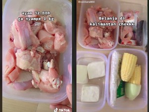 Disebut Mahal! Belanja Bahan Masakan Rp 100.000 Cuma Dapat Segini