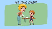 Apa yang salah dari gambar ibu dan anak ini?