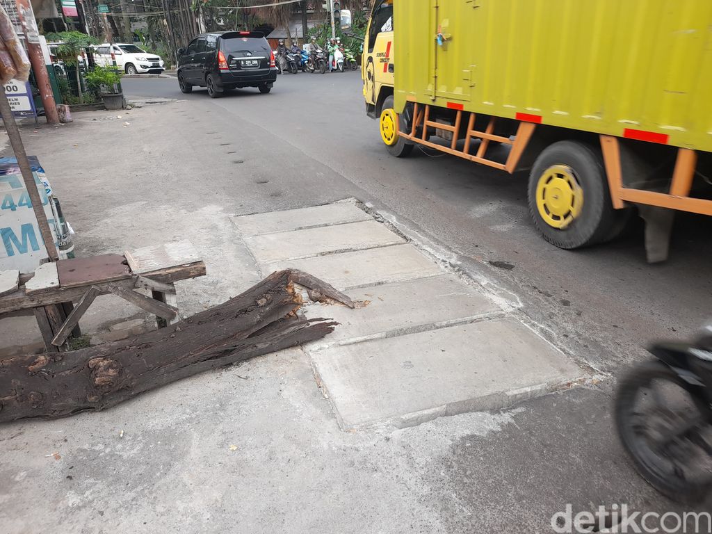 Got di Jl Lebak Bulus-Jl Cirendeu, Jakarta Selatan, 8 November 2021. (Marteen Ronaldo/detikcom)