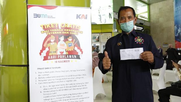 Hari Pahlawan Hari Pahlawan, KAI Bagi-bagi ribuan tiket gratis.