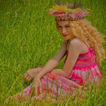 Herolena Beroperay mahasiswi asal Papua yang viral di media sosial.