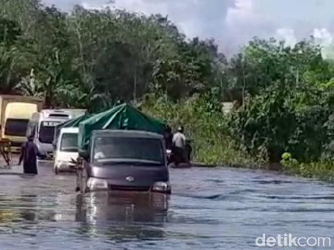 Kabupaten Sekadau, Kalbar, menjadi satu daerah yang ikut terdampak banjir. Hari ini tinggi muka air (TMA) dilaporkan semakin tinggi. (dok Tim SAR Brimob Polda Kalbar)