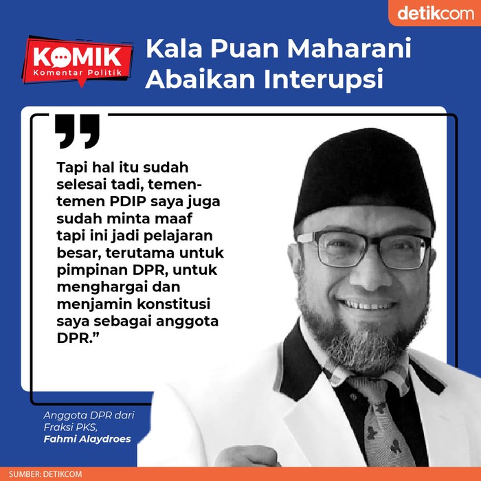 Kala Puan Maharani Abaikan Interupsi (dok. detikcom)