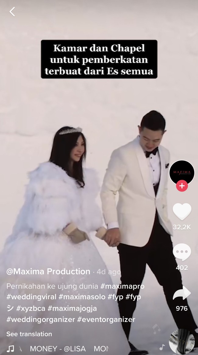 Wolipop mewawancarai Marsheilla Setiabudhi, sebagai pemilik jasa pernikahan atau wedding organizer (WO), Maxima Production. WO yang sudah berdiri sejak 2006 itu menjelaskan di balik video viral tersebut. Foto: Dok. Tangkap layar akun TikTok @maxima_pro.