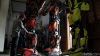 Begini penampakan sejumlah robot yang sudah sempurna.