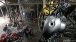 Melihat Lebih Dekat Instalasi Robot dari Rongsokan Motor