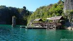 Ini Telaga Bintang Raja Ampat, Dilarang Pakai Bikini