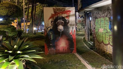 Potret Taman Corat-Coret nan Epik di Bogor