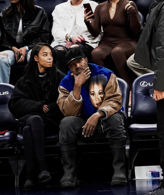 Vinetria Vinetria, model berusia 22 tahun yang dikabarkan tengah dekat dengan Kanye West.