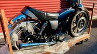 Sepeda motor berwarna abu-abu ini sekarang masuk ke lelang Mecum Auction, Las Vegas pada akhir Januari 2022. Foto: Mecum Auction