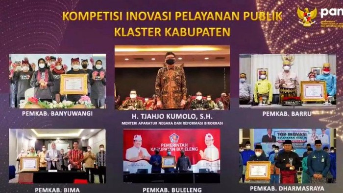 Banyuwangi Raih Penghargaan TOP 45 Inovasi Pelayanan Publik se-Indonesia