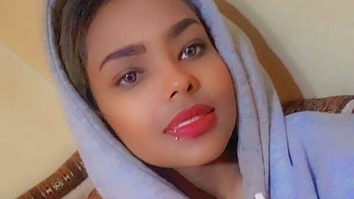 This undated handout picture obtained on April 21, 2021 from the Facebook page of Entisar al-Hammadi shows her posing for a selfie at an unknown location - FACEBOOK/AFP/File