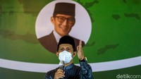 Pendukung mengklaim bakal mengawasi kinerja Sandiaga sebagai menteri Presiden Jokowi.