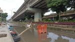 Ini Kondisi Jalan RE Martadinata Jakut yang Kembali Terendam Banjir Rob