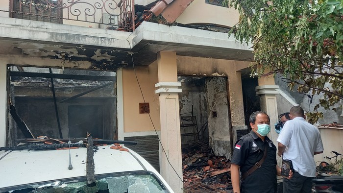Lokasi kebakaran tewaskan sekeluarga di Tangerang (Khairul-detikcom)