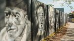 Mural Pahlawan Nasional Mejeng di Tembok Jalan Kota Tangerang