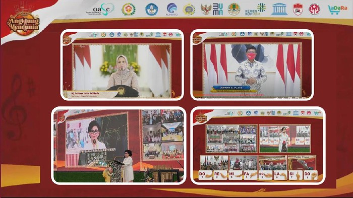 Pemecahan rekor angklung sedunia MURI.