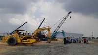 Pabrik PT Piaggio Indonesia dibangun di atas lahan seluas 55.000 meter persegi yang berlokasi di Kawasan Industri Jababeka, Cikarang, Jawa Barat. Indonesia menjadi negara keempat setelah Piaggio juga memiliki fasilitas produksi di Italia, Vietnam, dan India. Foto: Ridwan/detikOto