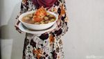 Gokil! Ada Bakso Cumi Raksasa Seberat 1,2 Kilogram