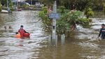 2 Pekan Banjir Belum Surut Bikin Sintang Bak Kota Terapung