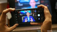 Ketua Umum Partai Demokrat, Agus Harimurti Yudhoyono (AHY) secara daring memberikan keterangan pers terkait Mahkamah Agung (MA) menolak judicial review atau uji materi atas AD/ART Partai Demokrat (PD) kepengurusan Agus Harimurti Yudhoyono (AHY) yang diajukan kubu Moeldoko di kantor DPP Partai Demokrat, Jakarta, Rabu (10/11/21).