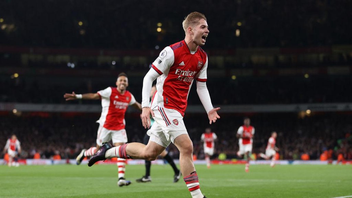 Emile Smith Rowe ingin lebih sering manjakan penyerang Arsenal (Foto: (Getty Images/Richard Heathcote)