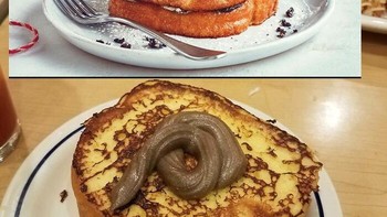 Tampilan Cookies And Cream Stuffed French Toast yang jauh berbeda dengan kenyataannya. Foto: Boredpanda