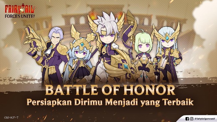 Ikutan Battle of Honor Season 5 di Fairy Tail: Forces Unite!