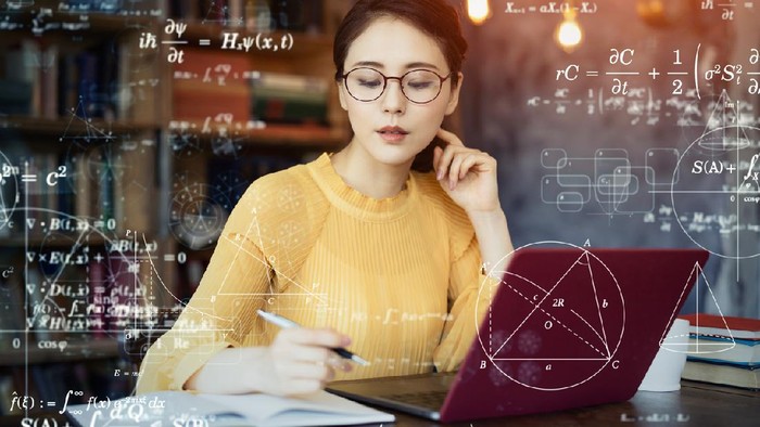 Ilustrasi Wanita Cerdas