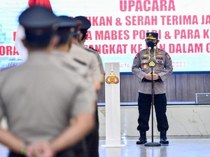 Sertijab Perwira Tinggi Polri, Kabaintelkam hingga Kadiv Humas