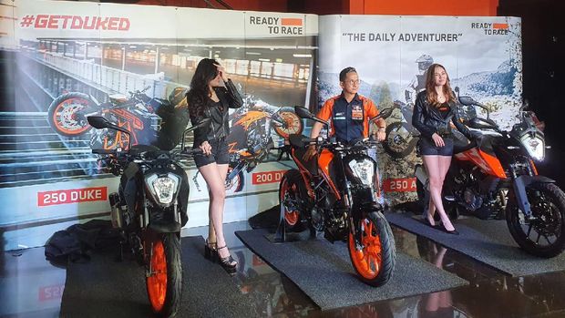 KTM 250 Adventure, KTM Duke 200 NG, dan KTM New Duke 250